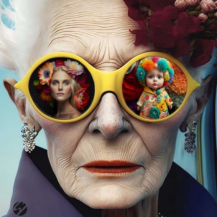 Life's Perspective, Digital collage by Soha Fazeli