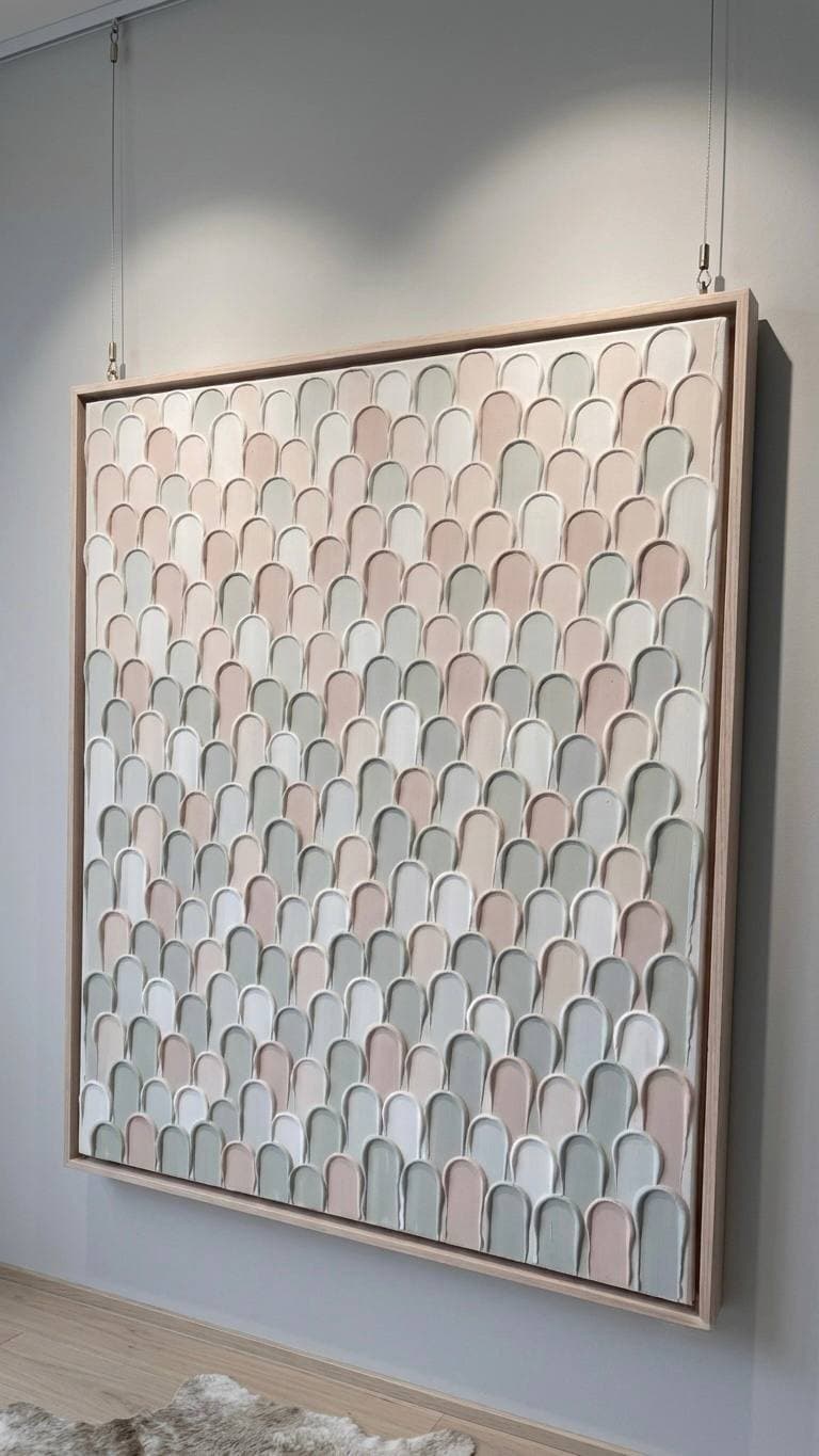 Scallop Texture, Textured decorative panel by Soha Fazeli